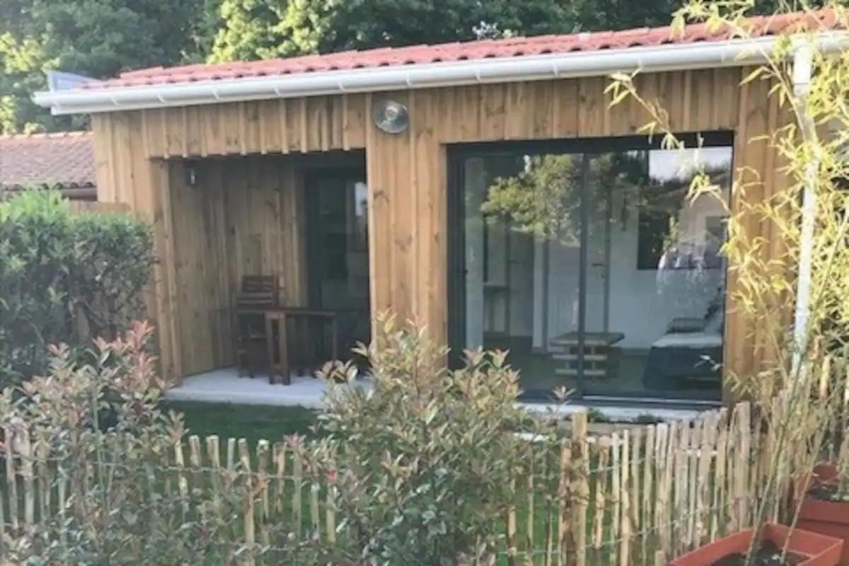 Charmante Cabane Bois Gujan-Mestras Exteriör bild